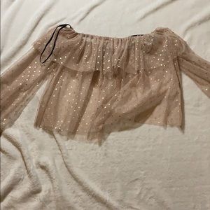 Beautiful sparkling meshy blouse✨